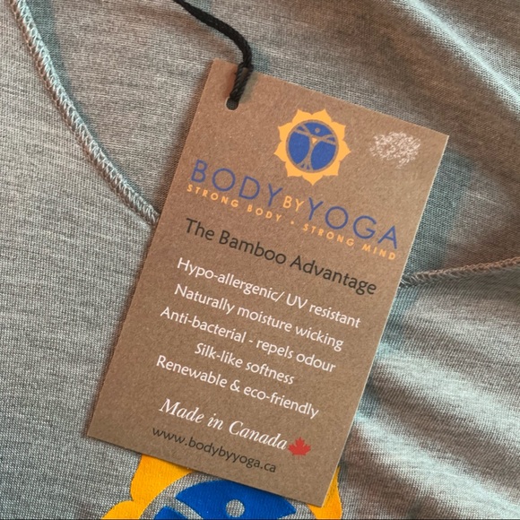 NWT Body by Yoga Tank (Made in Canada) - Picture 4 of 6